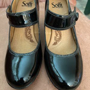 Sofft Black Patent Leather upper Mary Jane 7N
